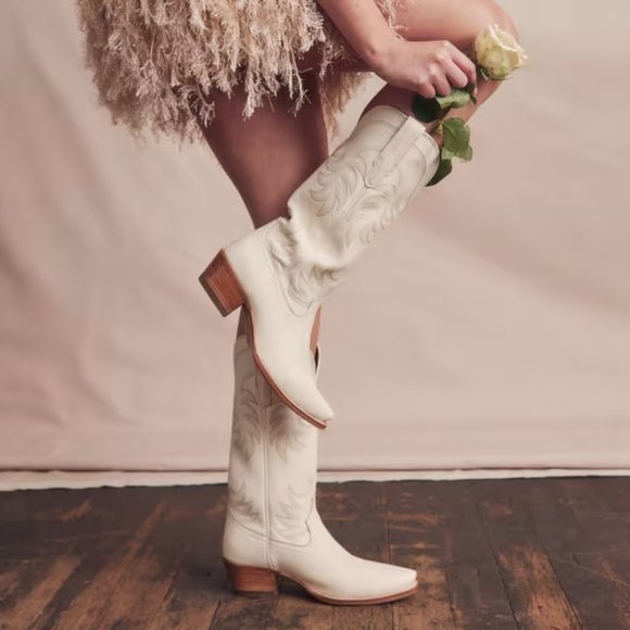 BRAND NEW Tecovas The Annie - Bone - Size 8 - Picture 10 of 13